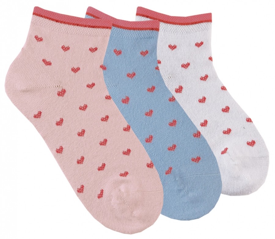 Dívčí bavlněné vzorované ponožky RS